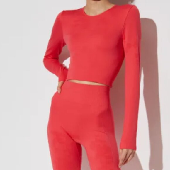 adidas by Stella McCarney Fitted Cutout Crop Top and Leggings - Set - Picture 1 of 6